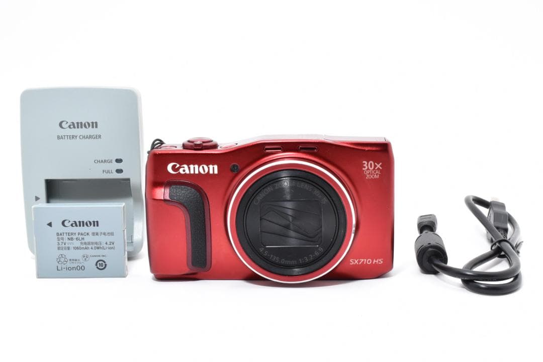 《 美品 》 キヤノン　Canon PowerShot SX710 HS レッド