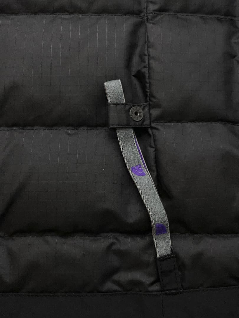 ノースフェイスバープルレーベル　ダウンベスト　黒　Sサイズ　美品