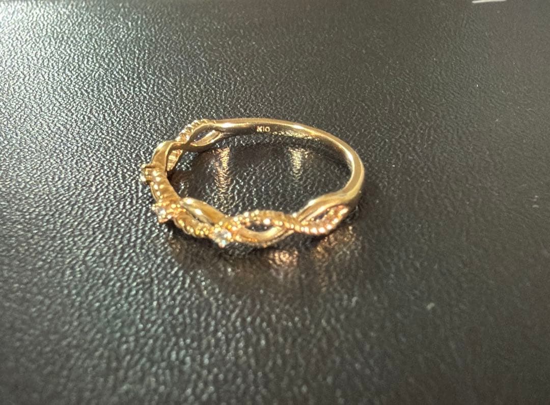 週末限定お値下げ！TSUTSUMI 10K ダイヤモンドリング11号