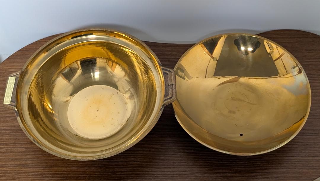 希少 砲金鍋 水炊き鍋 レトロ ヴィンテージ 水たき鍋 平井鋳造所