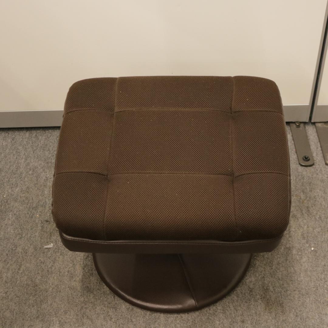 ニトリ パーソナルチェア Dメッシュ ブラウン オットマン付き