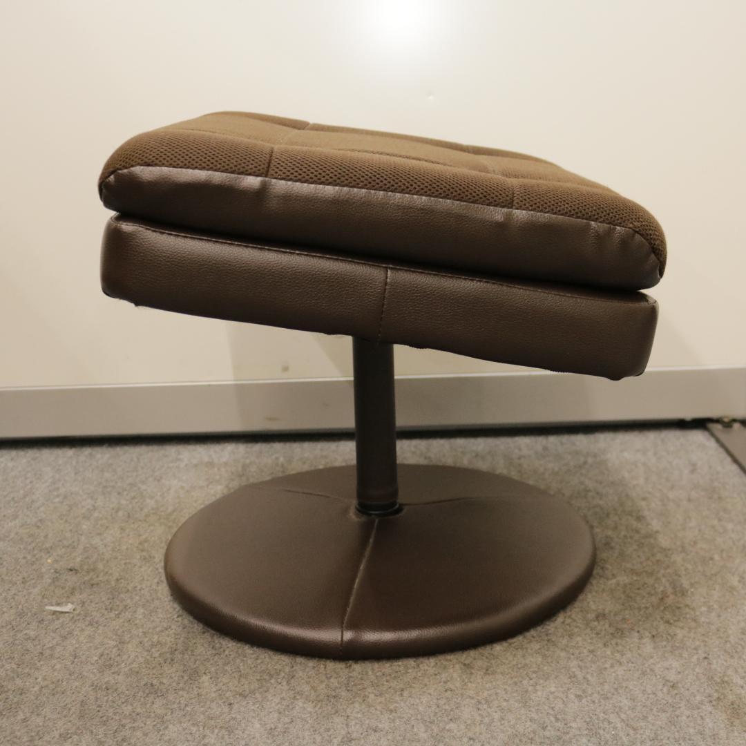 ニトリ パーソナルチェア Dメッシュ ブラウン オットマン付き