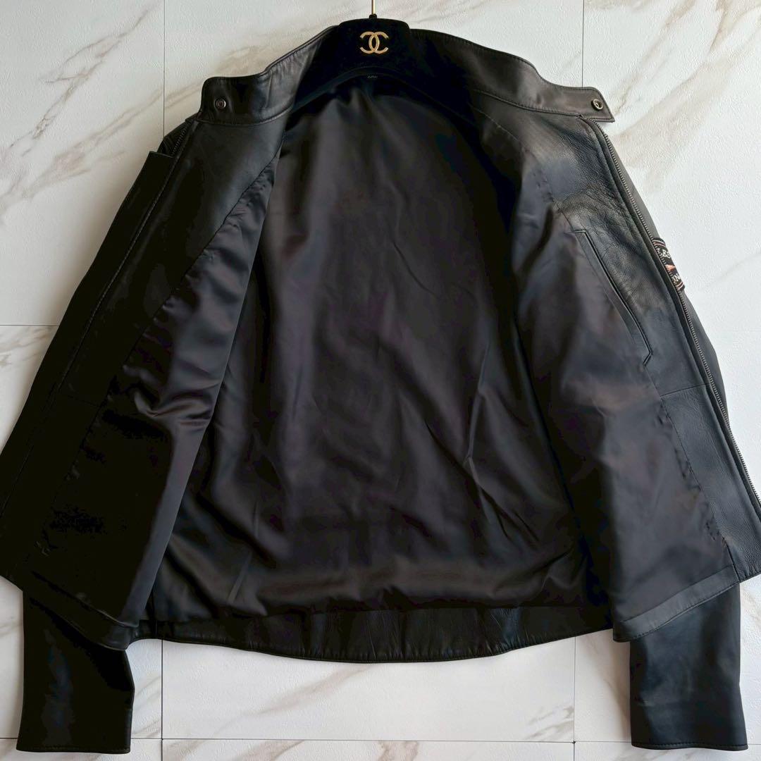 希少◆ハーレーダビッドソン アルパカレザー シングルライダース ジャケット 3L