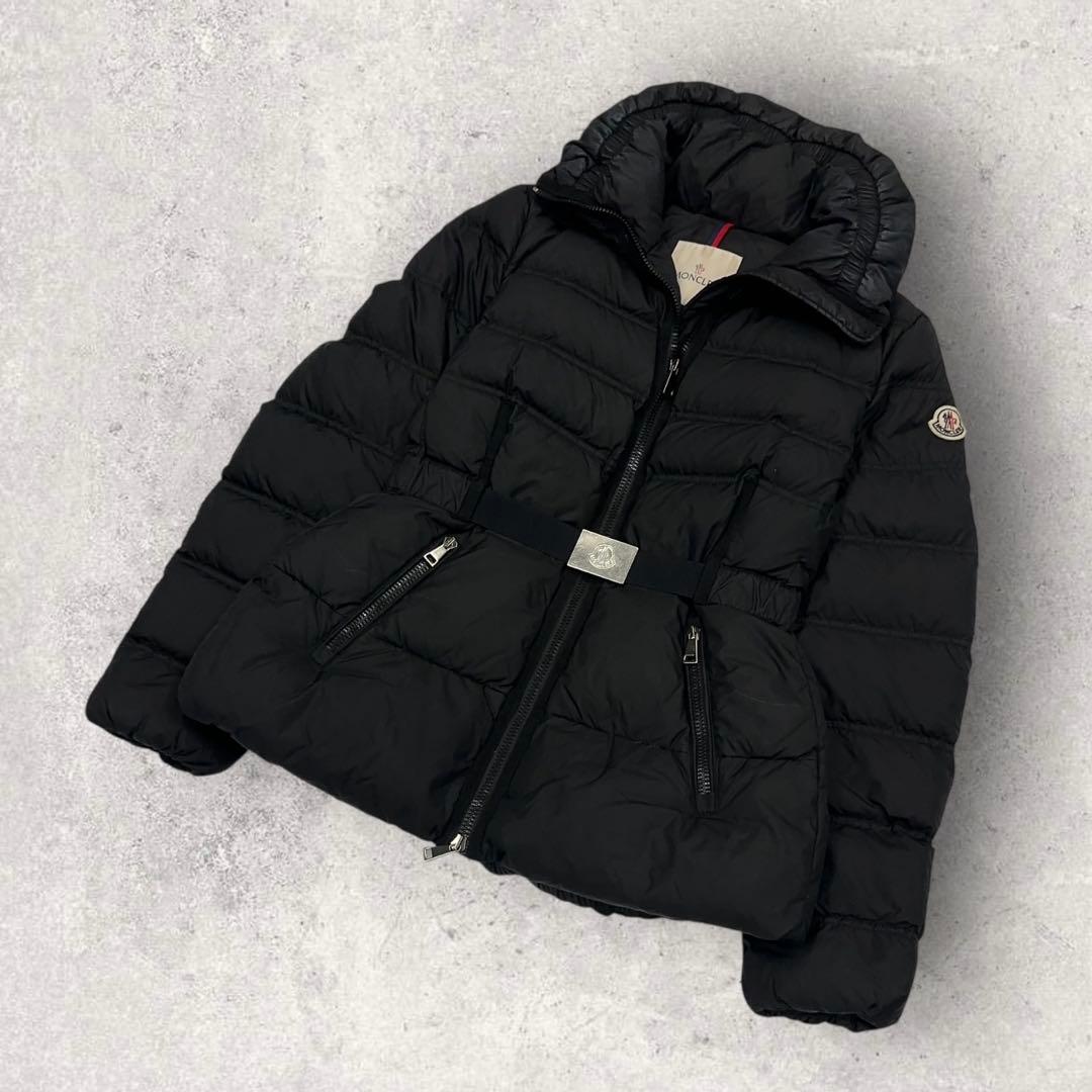 11790【QR鑑定済】モンクレール ALOUETTE ダウンジャケット 黒