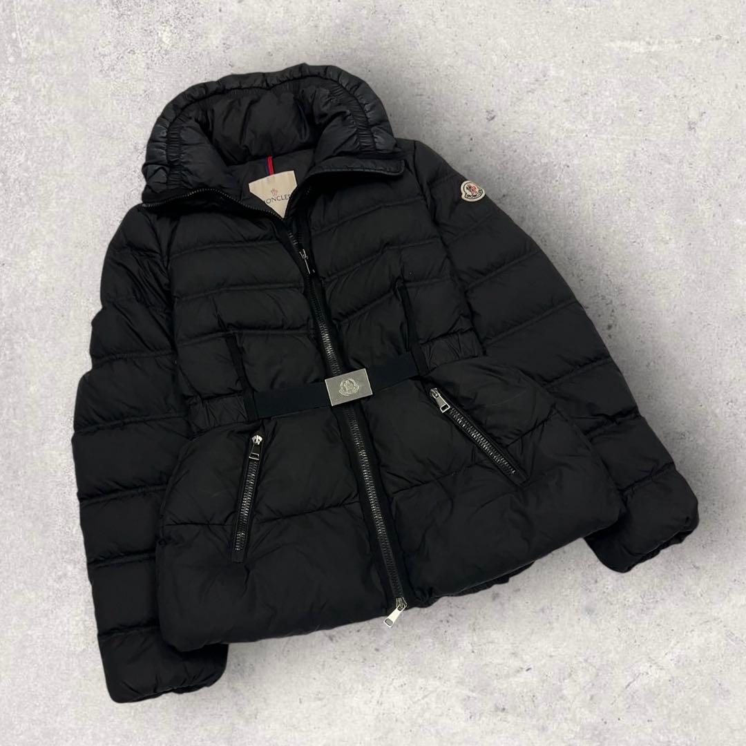 11790【QR鑑定済】モンクレール ALOUETTE ダウンジャケット 黒