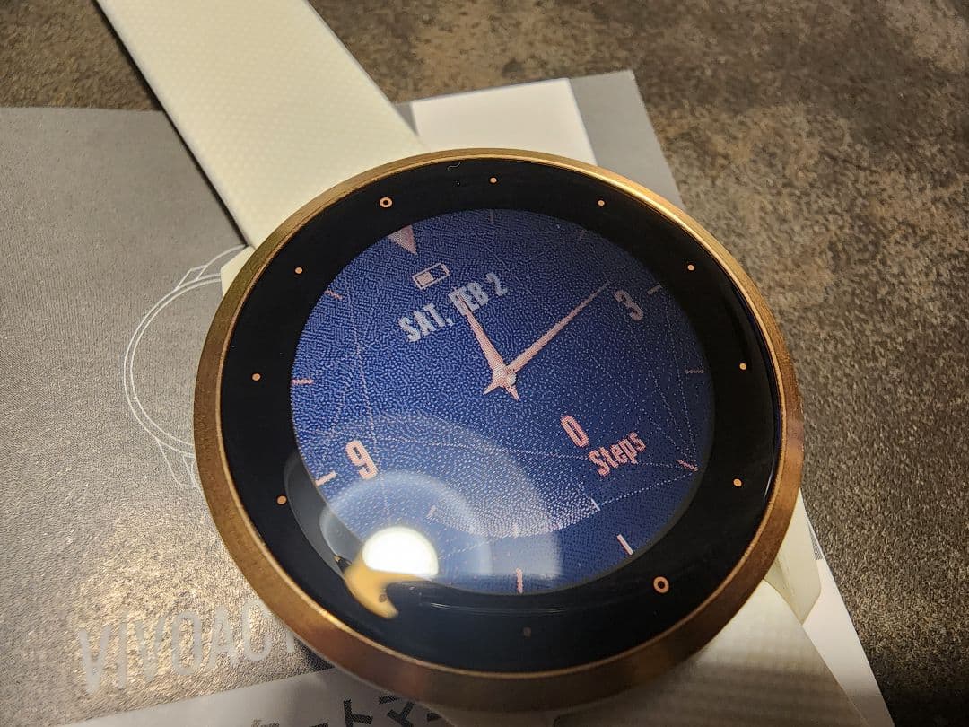 ガーミン　GARMIN vivoactive 4S ホワイト ローズゴールド