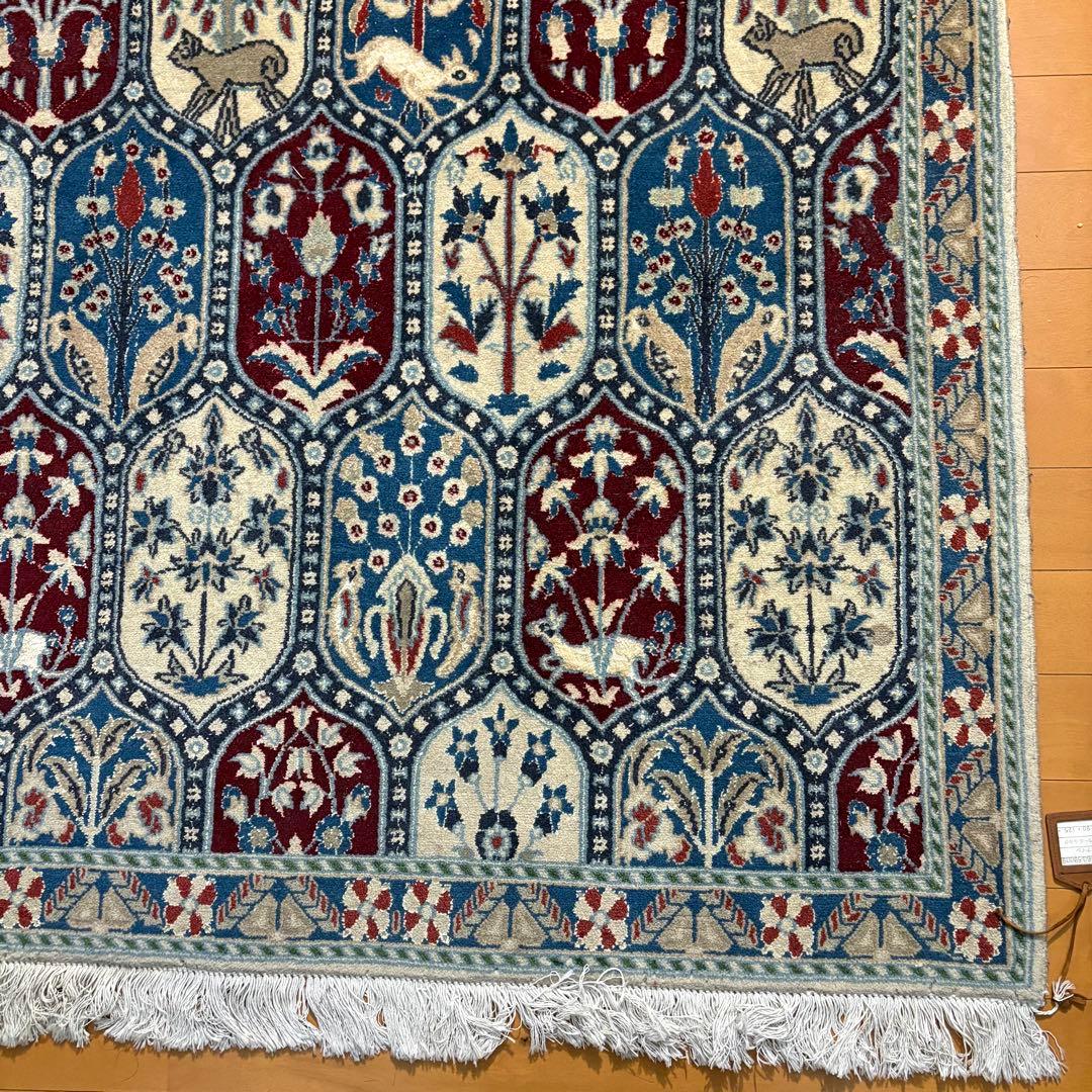 prevell ペルシャ絨毯 ウールシルク90x125cm