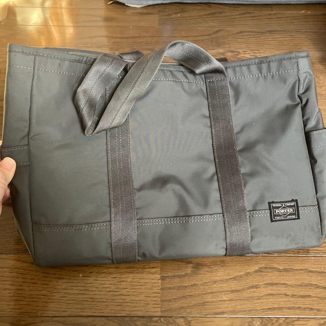 PORTER グレー トートバッグ