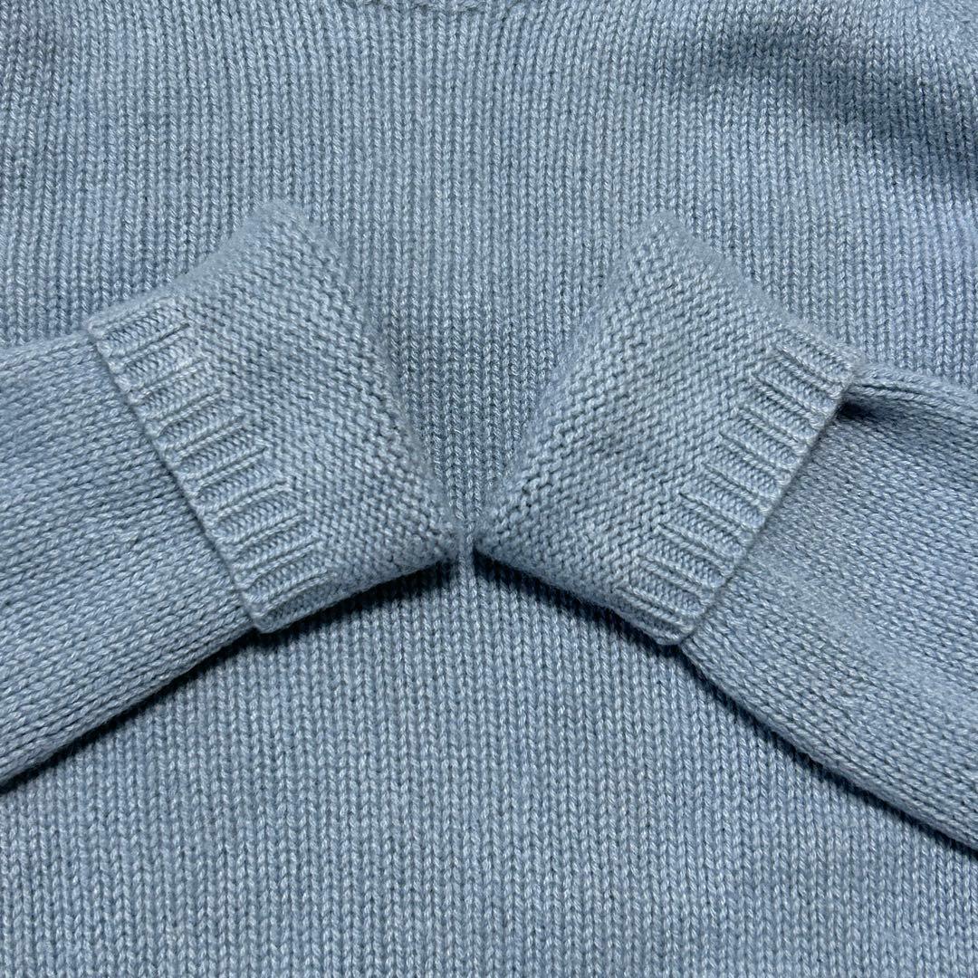 S Max Mara カシミヤ100％ ニット セーター ブルー イタリア製