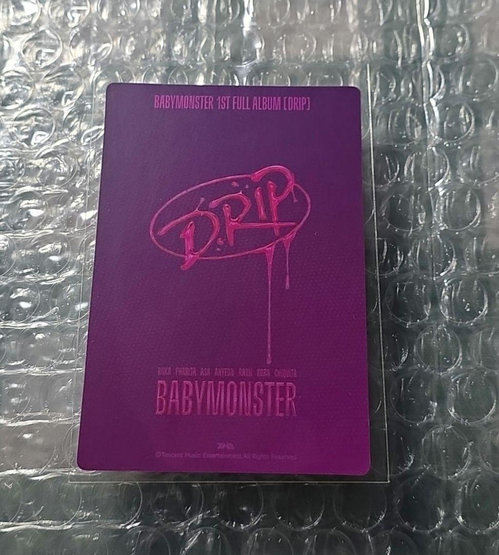BABYMONSTER DRIP 特典 広州 トレカ アヒョン