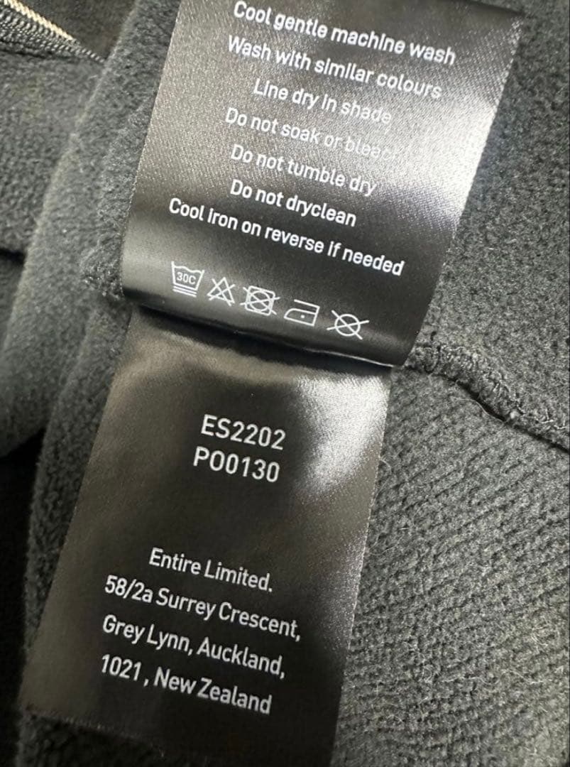 トップス Entire Studios ETERNAL ZIP washed black