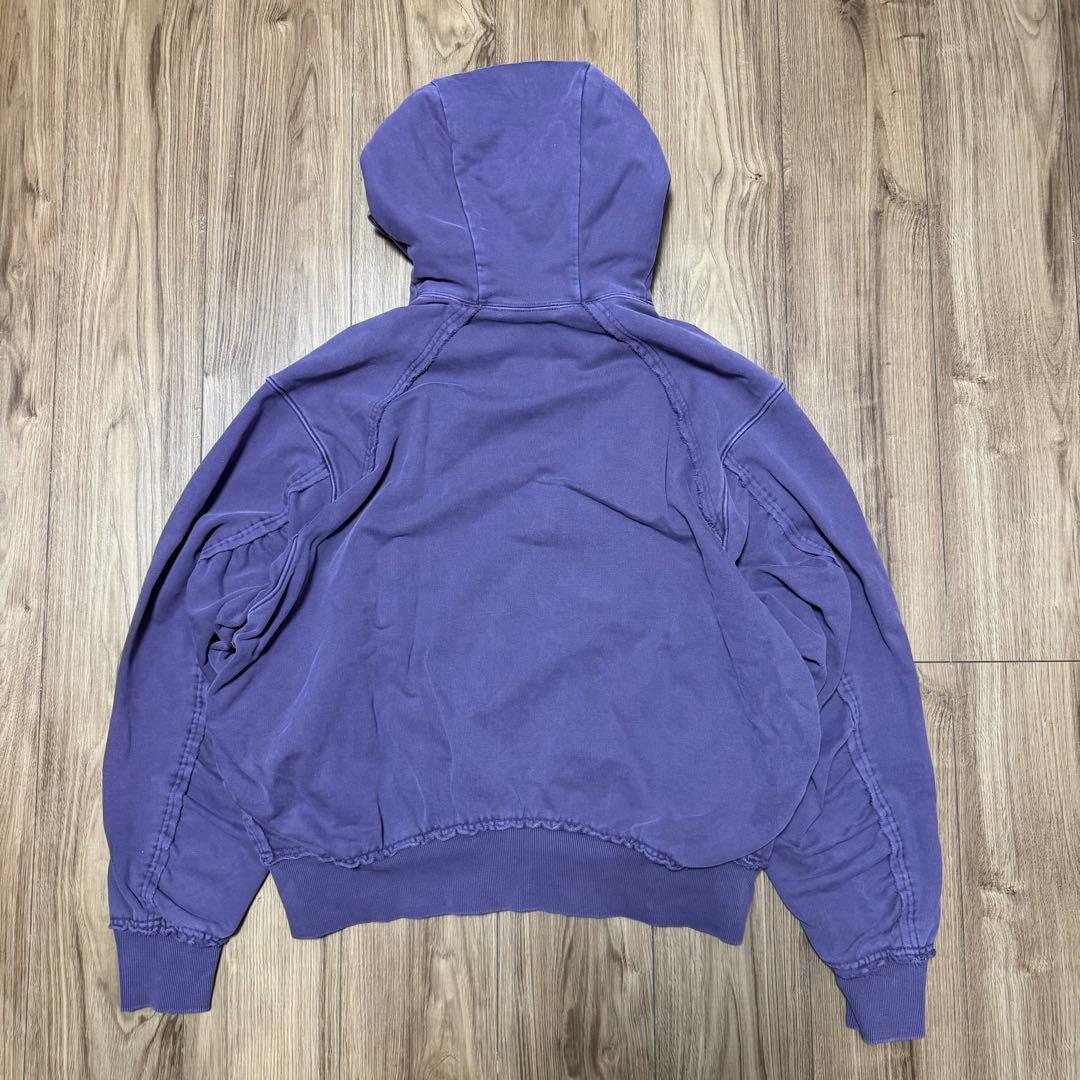 journal standard ラウンド スリーブ フーディ パープル M