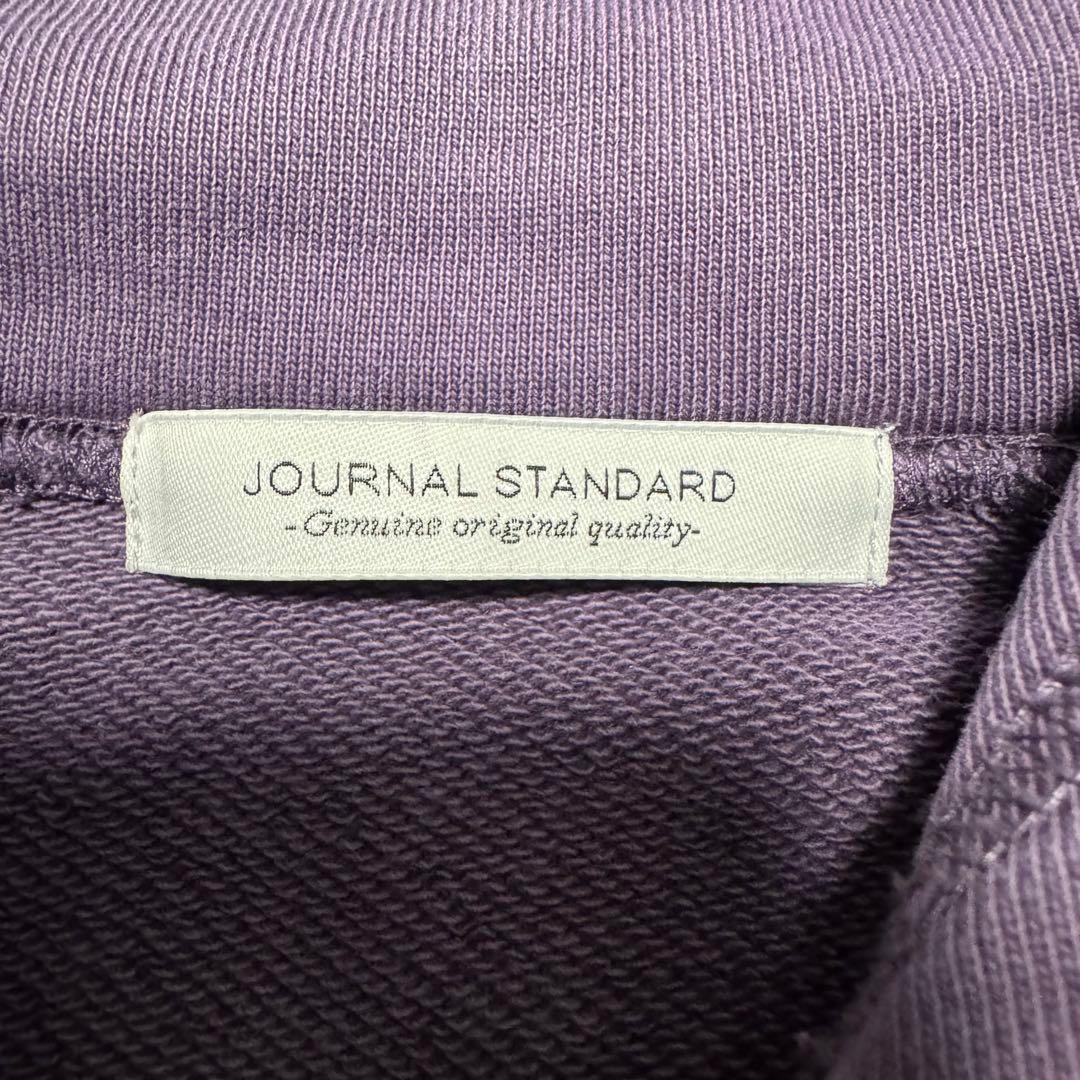 journal standard ラウンド スリーブ フーディ パープル M