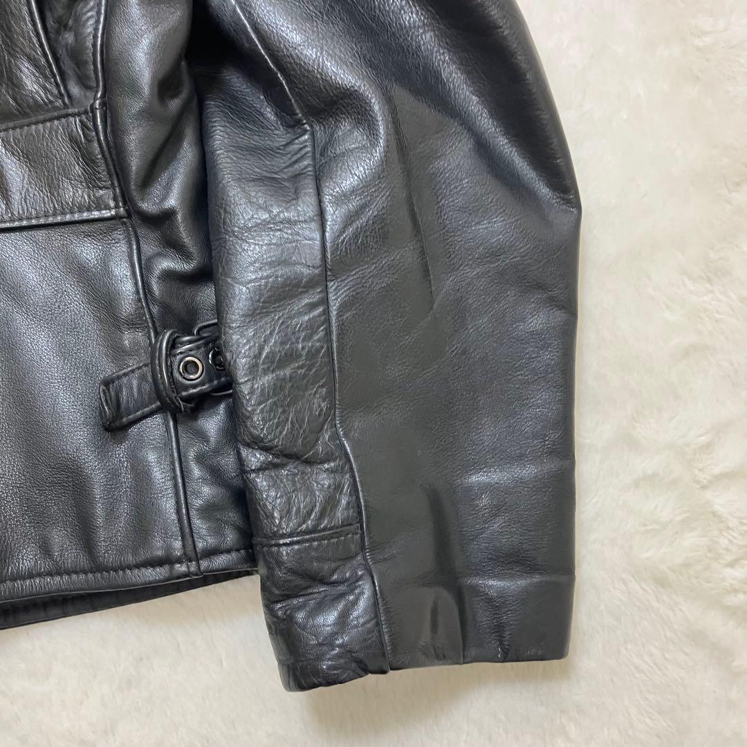 ハーレーダビッドソン 裏地キルティング 本革 レザージャケット ライダース 38