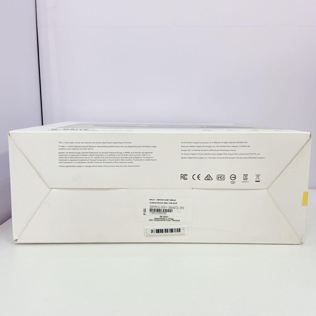 【新品！未開封】SanDisk G-DRIVE 6TB 外付けハードドライブ