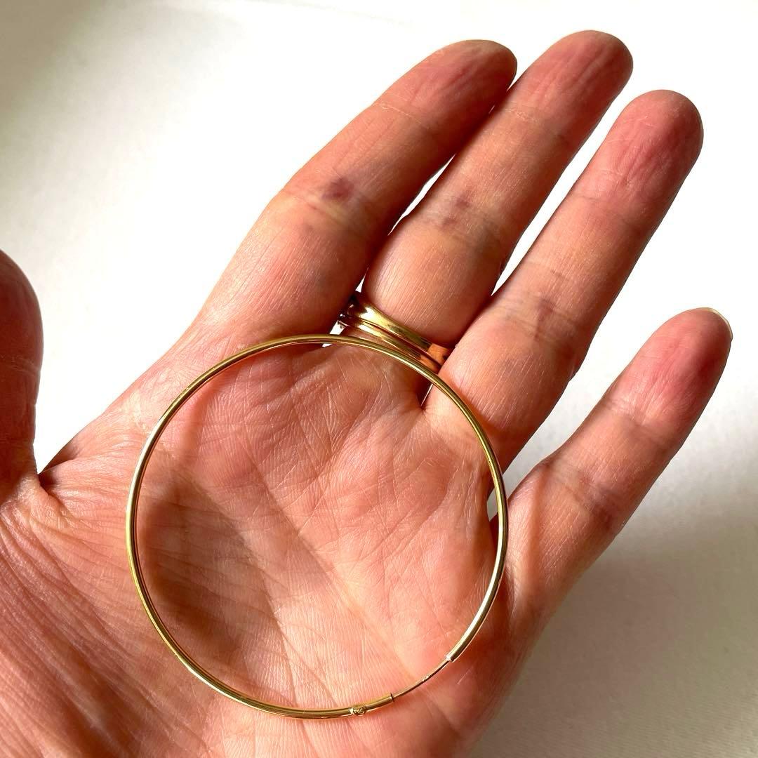 スタージュエリー k18フープピアス特大サイズ