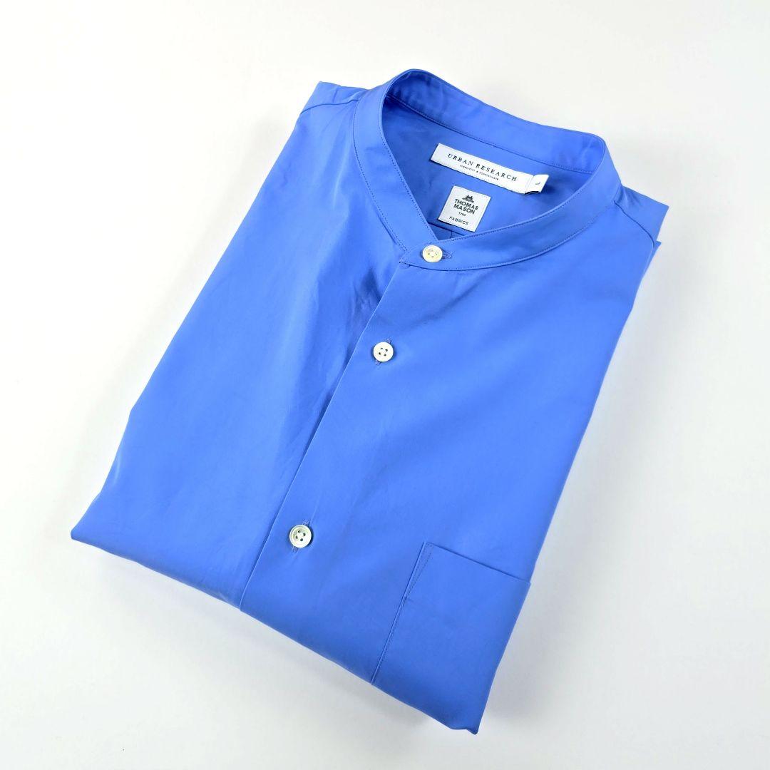 極美品★アーバンリサーチ　トーマスメイソンバンドカラーオーバーシャツ　L