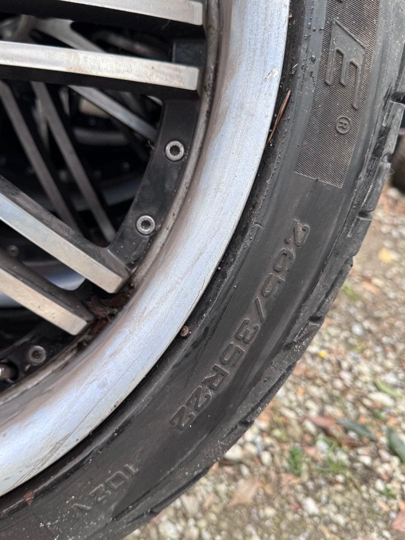 大*将様 アウディAUDI 114.3 22インチホイールセット 255/35R