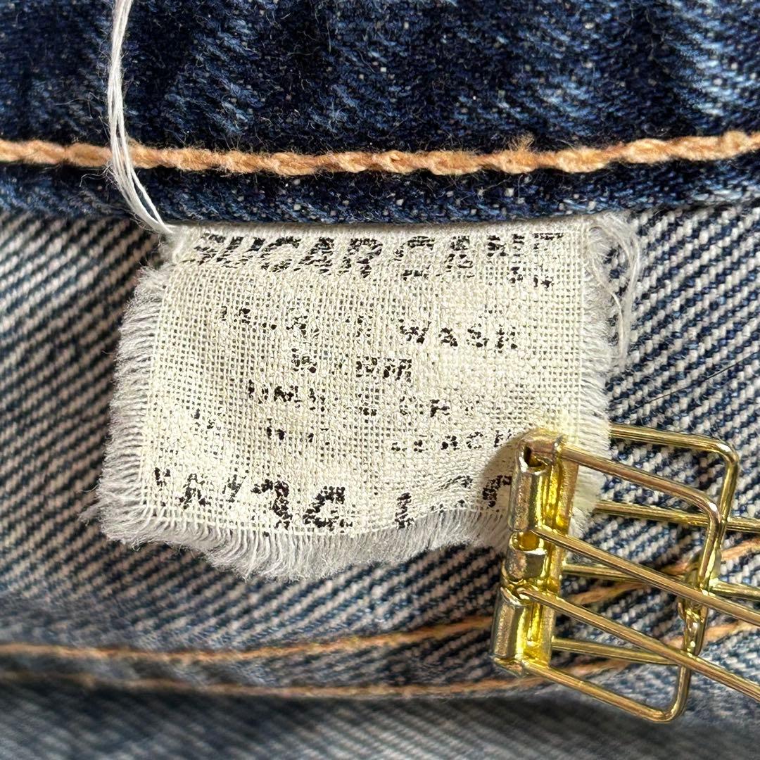 希少❗️SUGAR CANE Lot901 ダメージデニム　赤耳　W34 L30