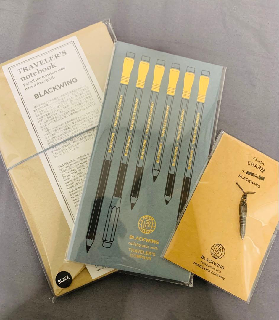TF トラベラーズノート BLACKWING チャーム リフィル 3点セット