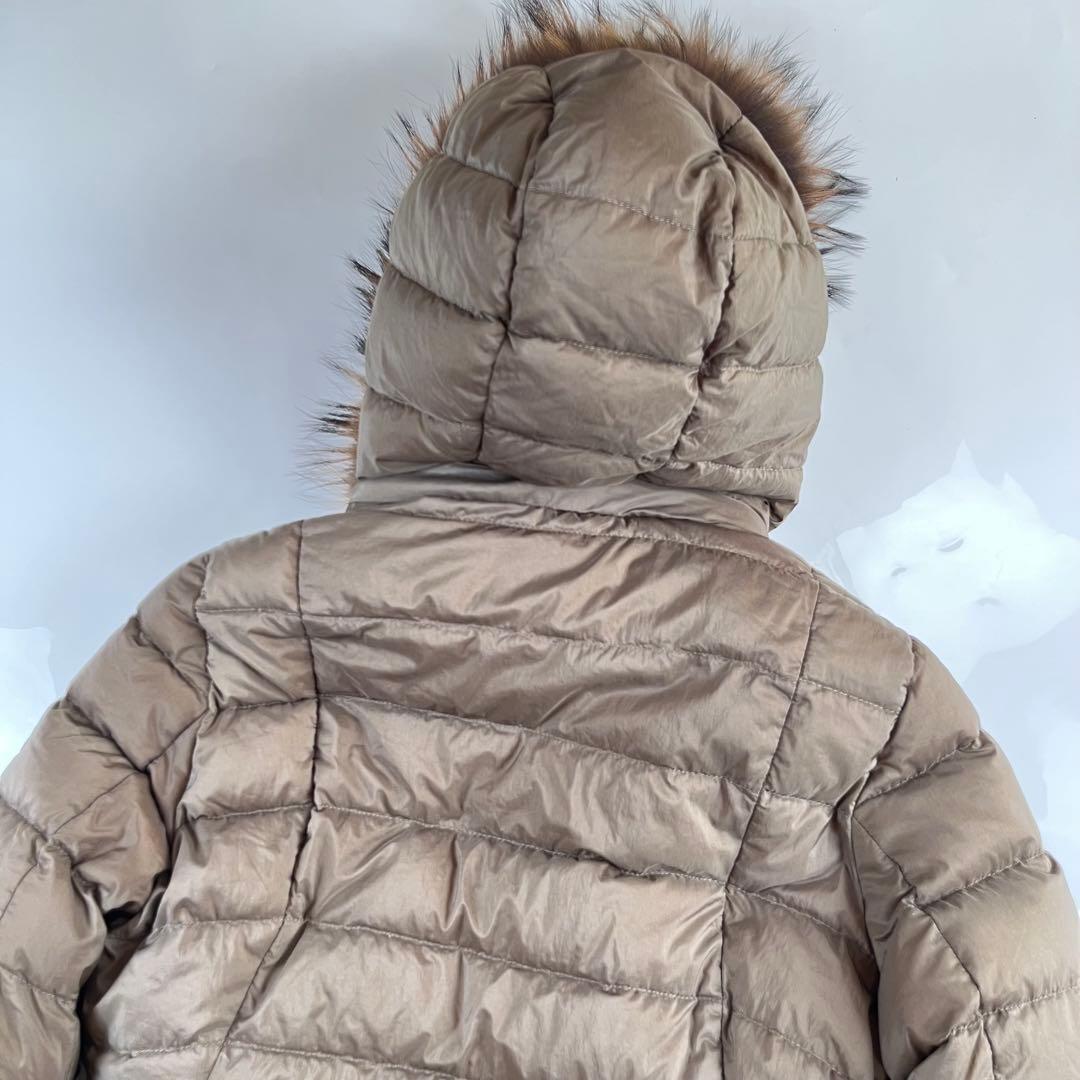 【美品】タトラス TATRAS リバーシブル ダウンジャケット カーキ ファー