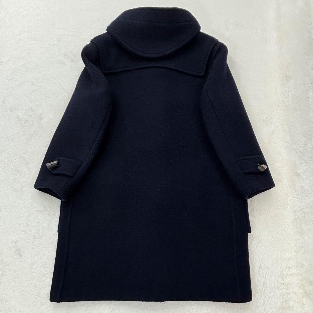 美品　バーバリーズ　ダッフルコート　ウール　ネイビー　ノバチェック　XL〜2XL