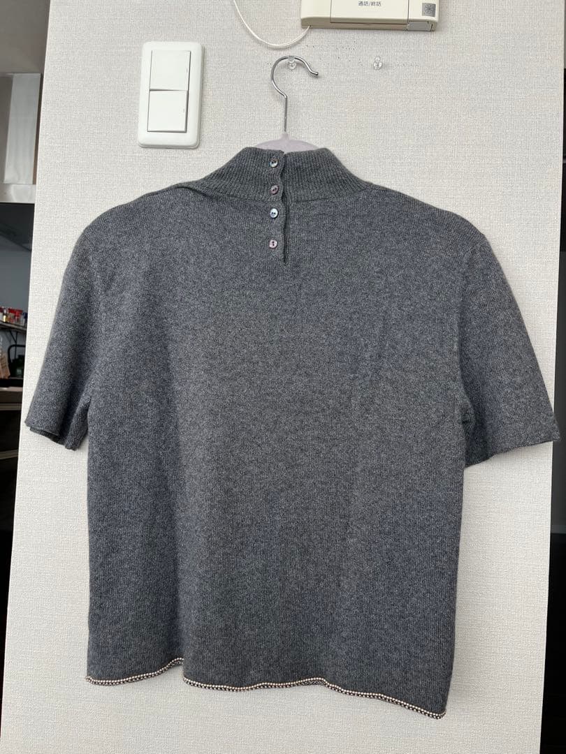 CHANEL カシミヤ シルクハイネックニット