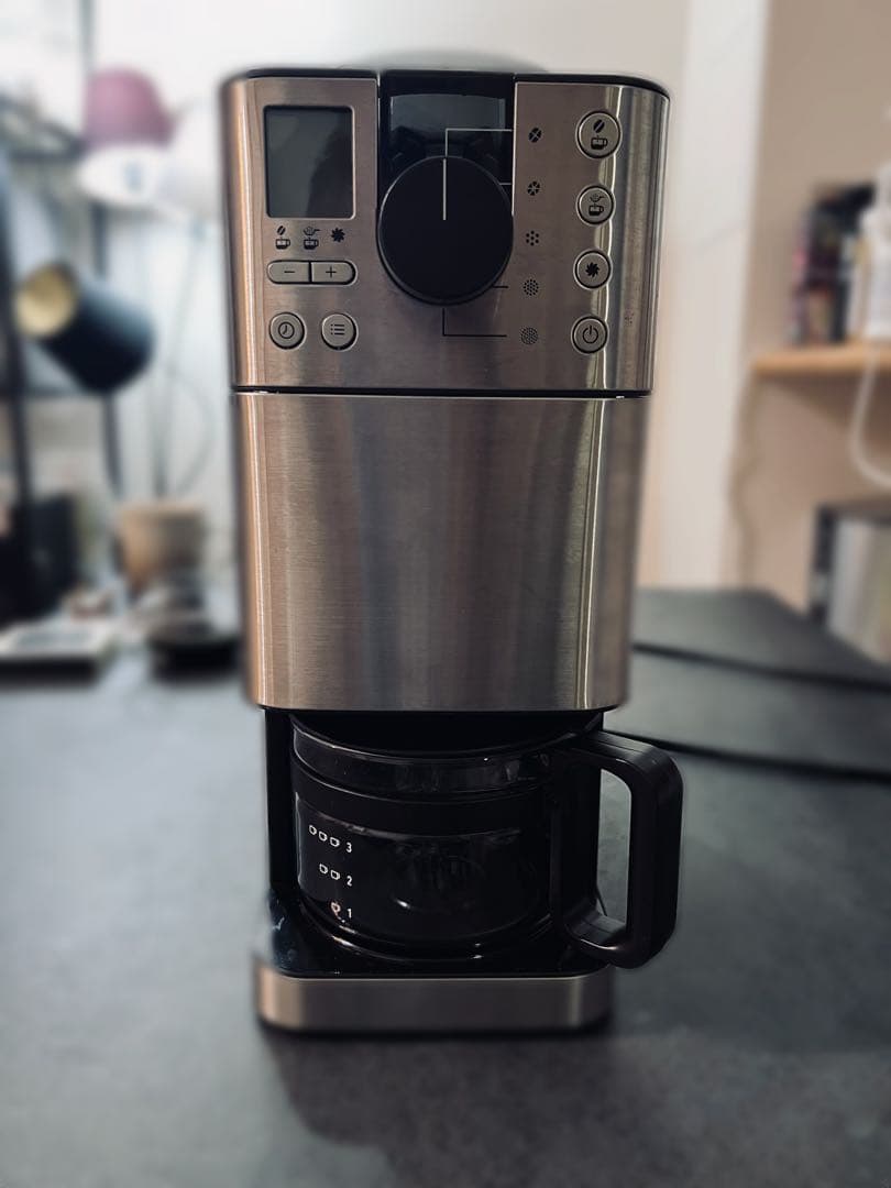 無印良品 豆から挽けるコーヒーメーカー MJ-CM1ミル付きコーヒーメーカー