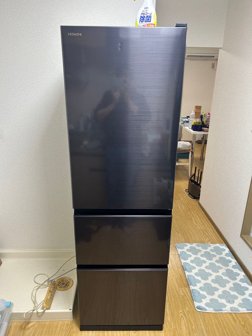 U*）様 HITACHI 冷蔵庫 R-V32RV(K) 315L 2021年製