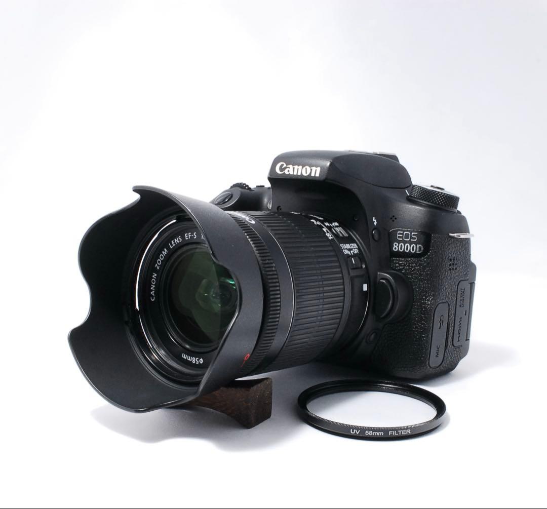 Wi-Fi搭載❤️Canon EOS 8000D❤️高画質タッチパネル✨一眼レフ