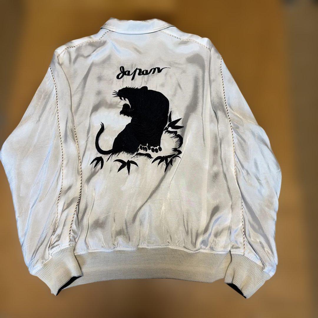 DAIRIKUダイリク　スカジャン　ホワイト/ブラック リバーシブル　定価約9万