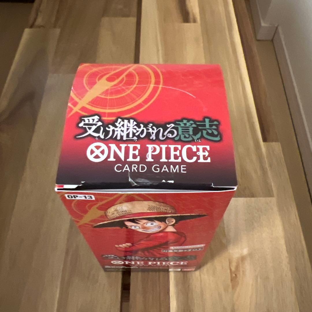 ワンピースカード　受け継がれる意志 1BOX テープカット