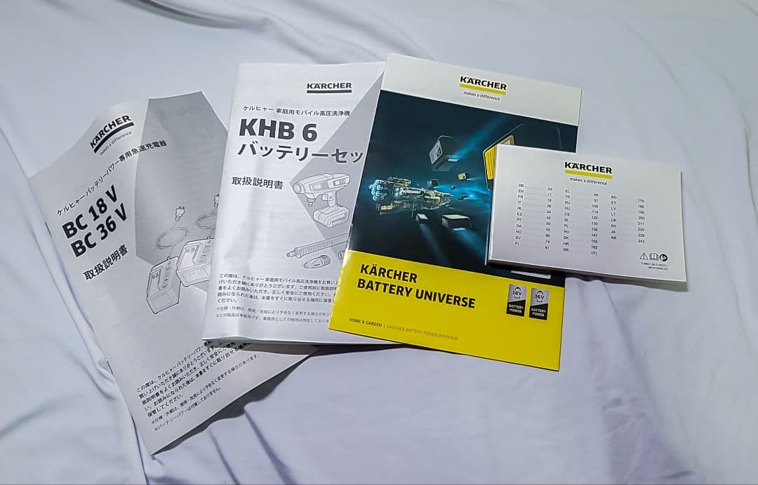 【バッテリー無し】ケルヒャー KARCHER モバイル高圧洗浄機 KHB6