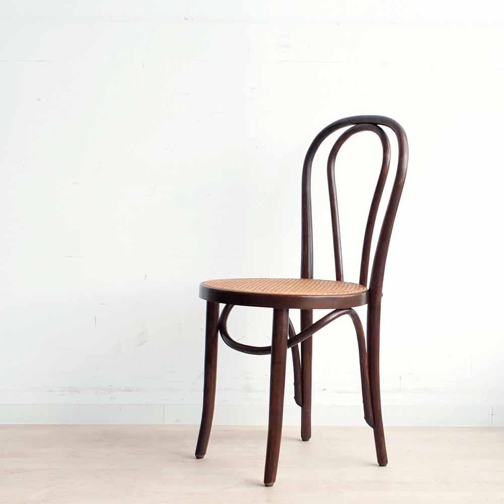 70s 80s オールドマルニ ラタン チェア 曲木 ビンテージ ZR24240