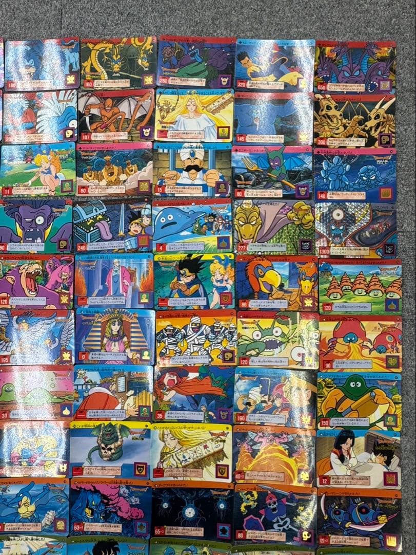 ドラゴンクエスト カードダス 裏ロト 被りなし 142枚 まとめ売り