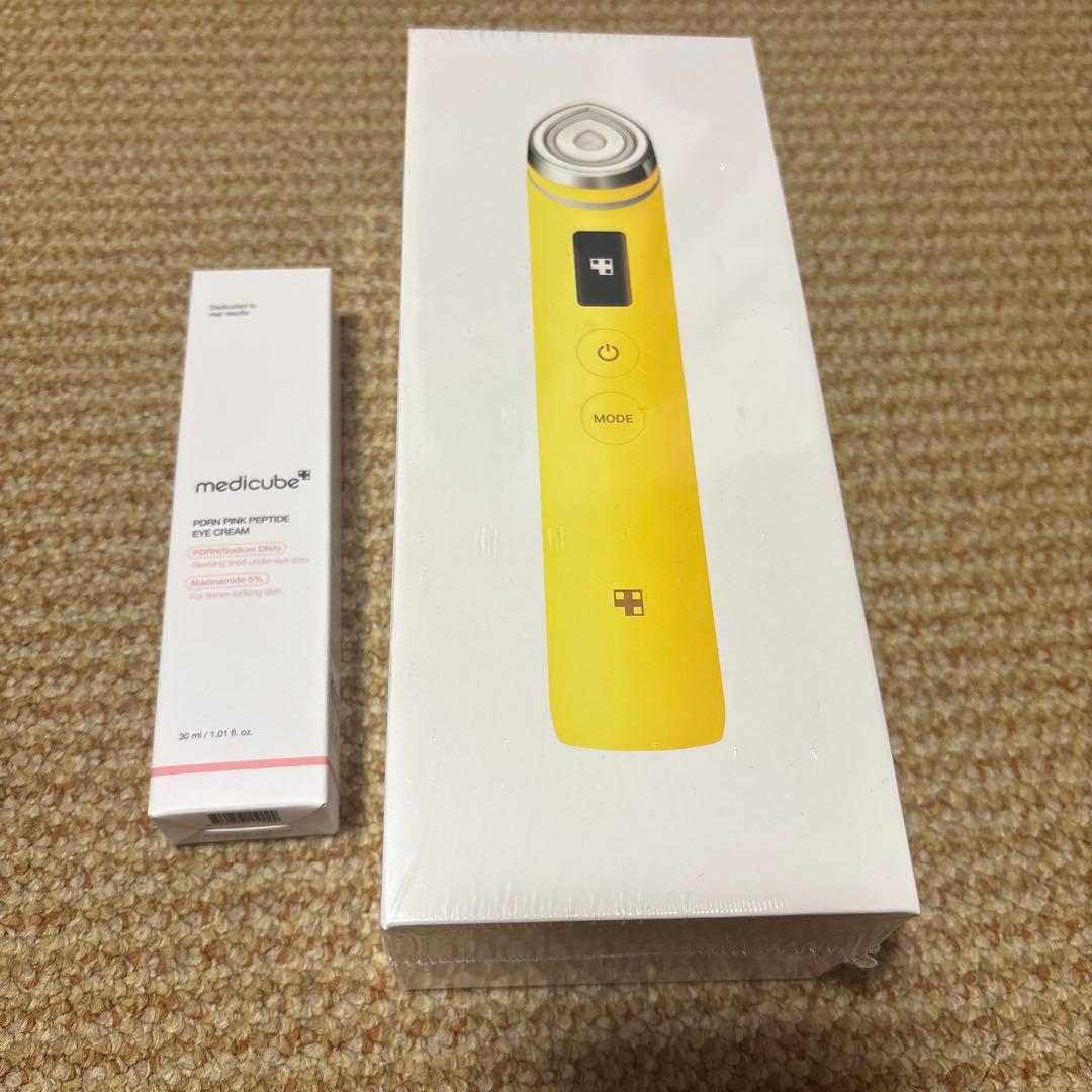 medicube 美顔器 イエロー アイクリーム