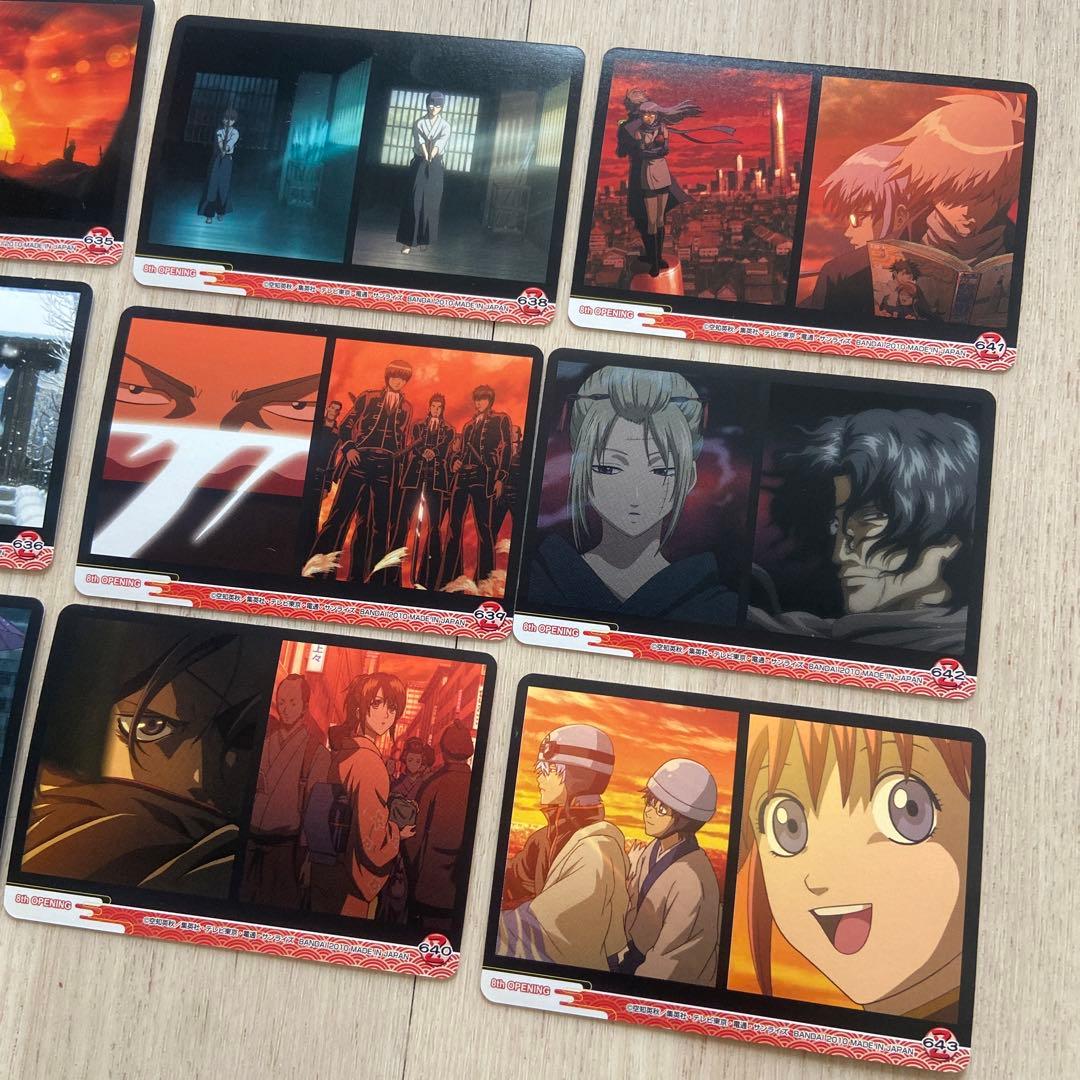 銀魂　オープニングカード　坂田銀時　神楽　土方十四郎　桂小太郎　幼少期　グッズ