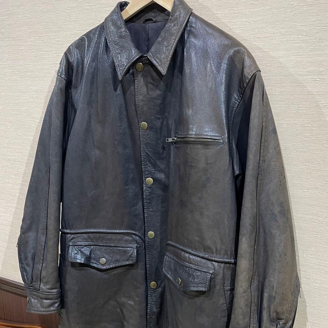 COMME des GARCONS コムデギャルソン レザージャケット ラム