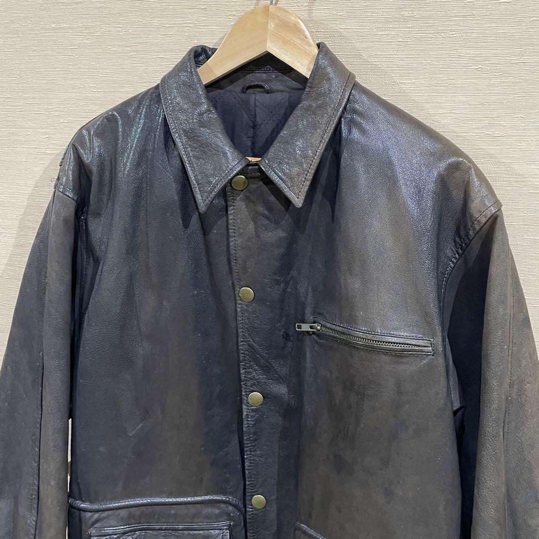 COMME des GARCONS コムデギャルソン レザージャケット ラム