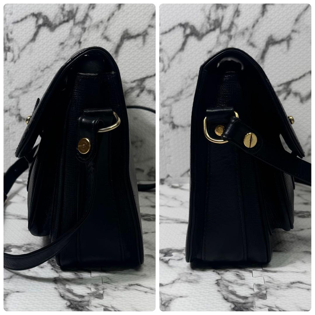 【美品】ハンティングワールド　キャリーオール　メッセンジャーバッグ　レザー　黒