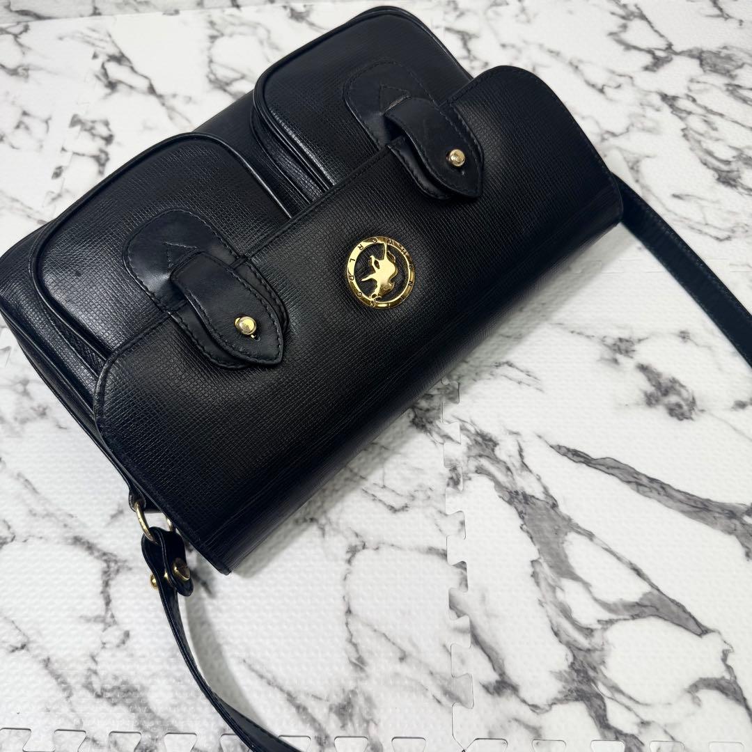 【美品】ハンティングワールド　キャリーオール　メッセンジャーバッグ　レザー　黒