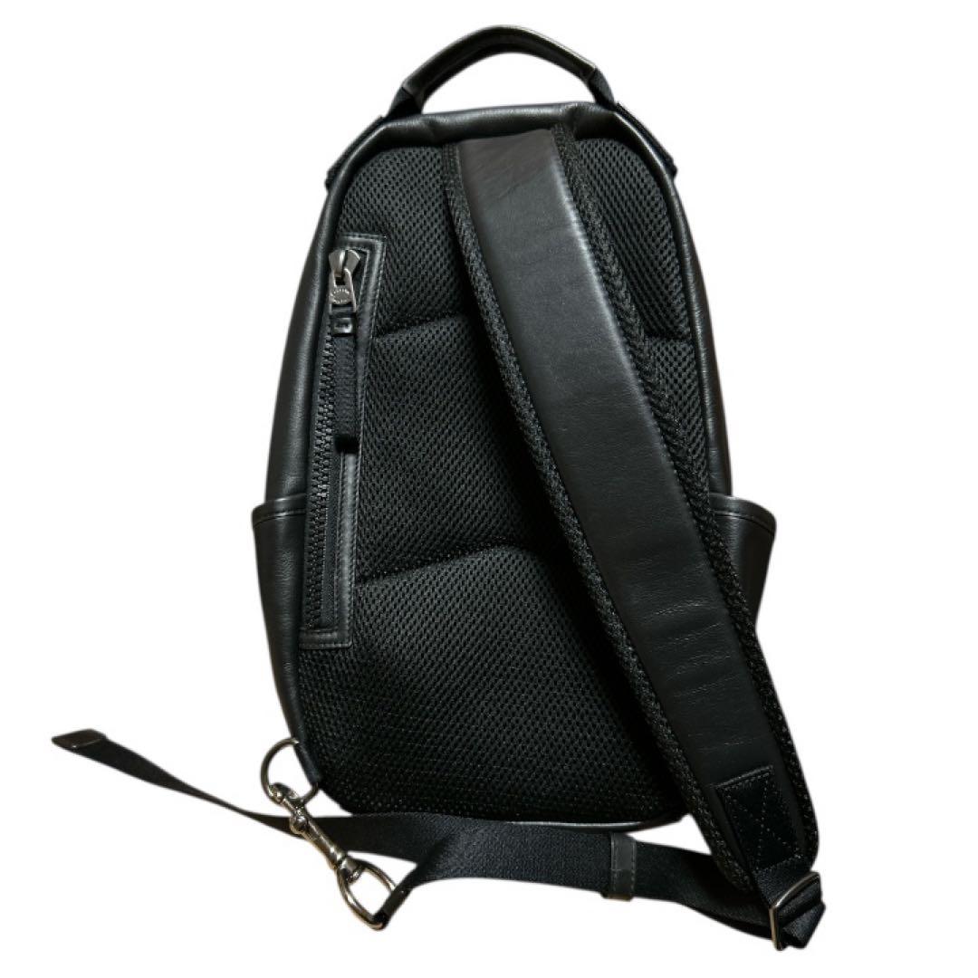 希少 COACH コーチ イーサンパック ボディバッグ ロゴ 斜め掛け 総柄