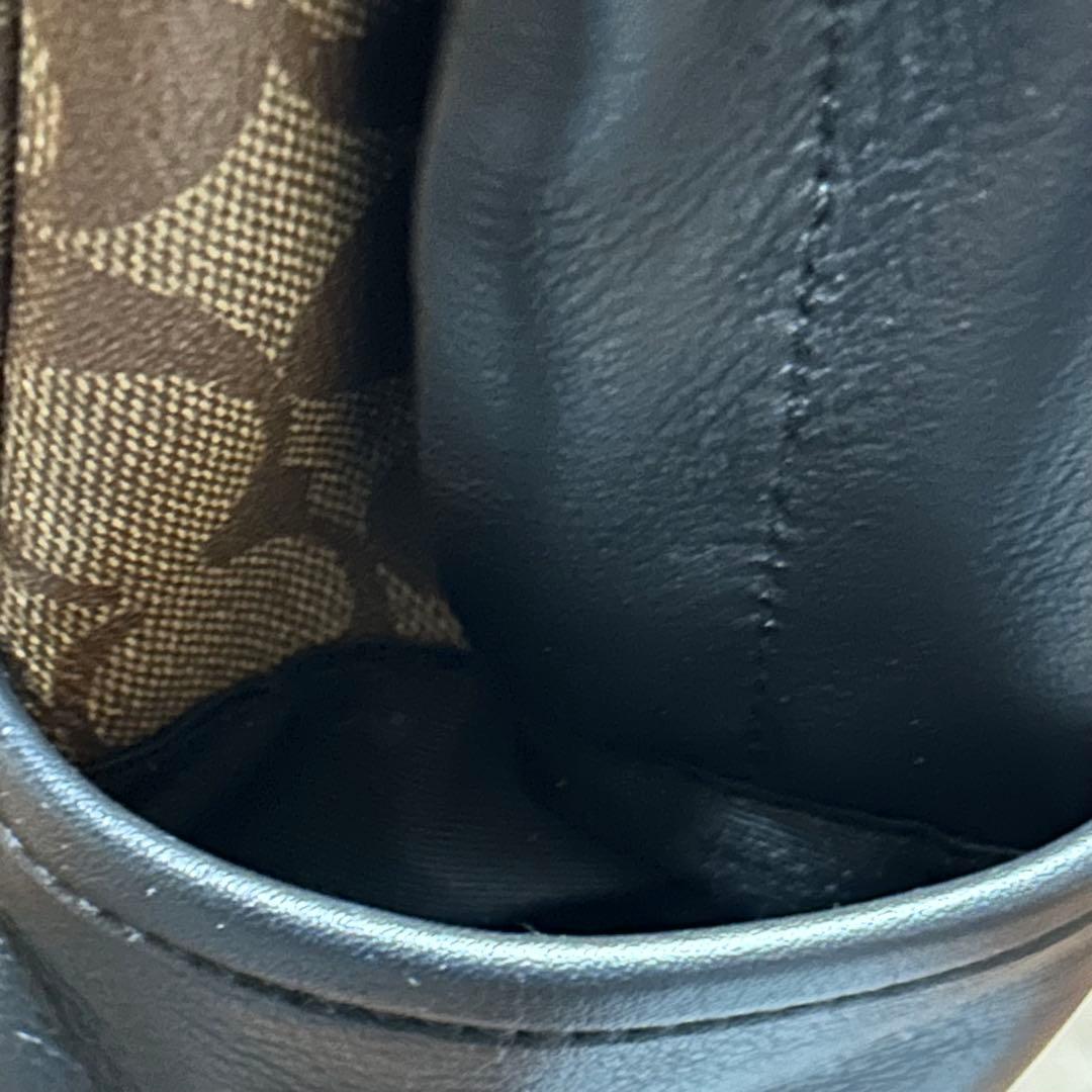 希少 COACH コーチ イーサンパック ボディバッグ ロゴ 斜め掛け 総柄