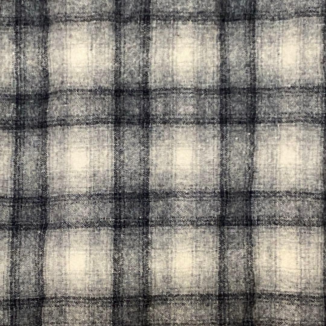 60s PILGRIM ピルグリム オンブレ シャドーチェック オープンカラー