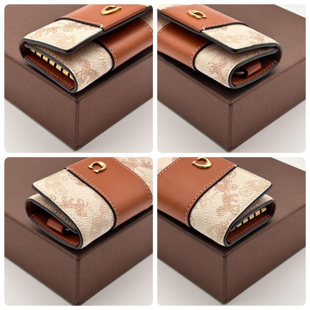 ✨極美品✨ COACH 6連 キーケース 高級レザー リング付き 【未使用級】