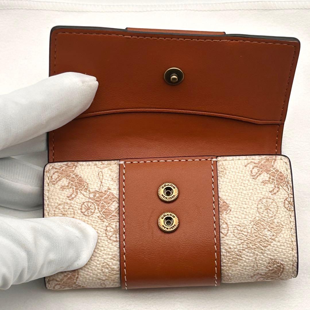 ✨極美品✨ COACH 6連 キーケース 高級レザー リング付き 【未使用級】