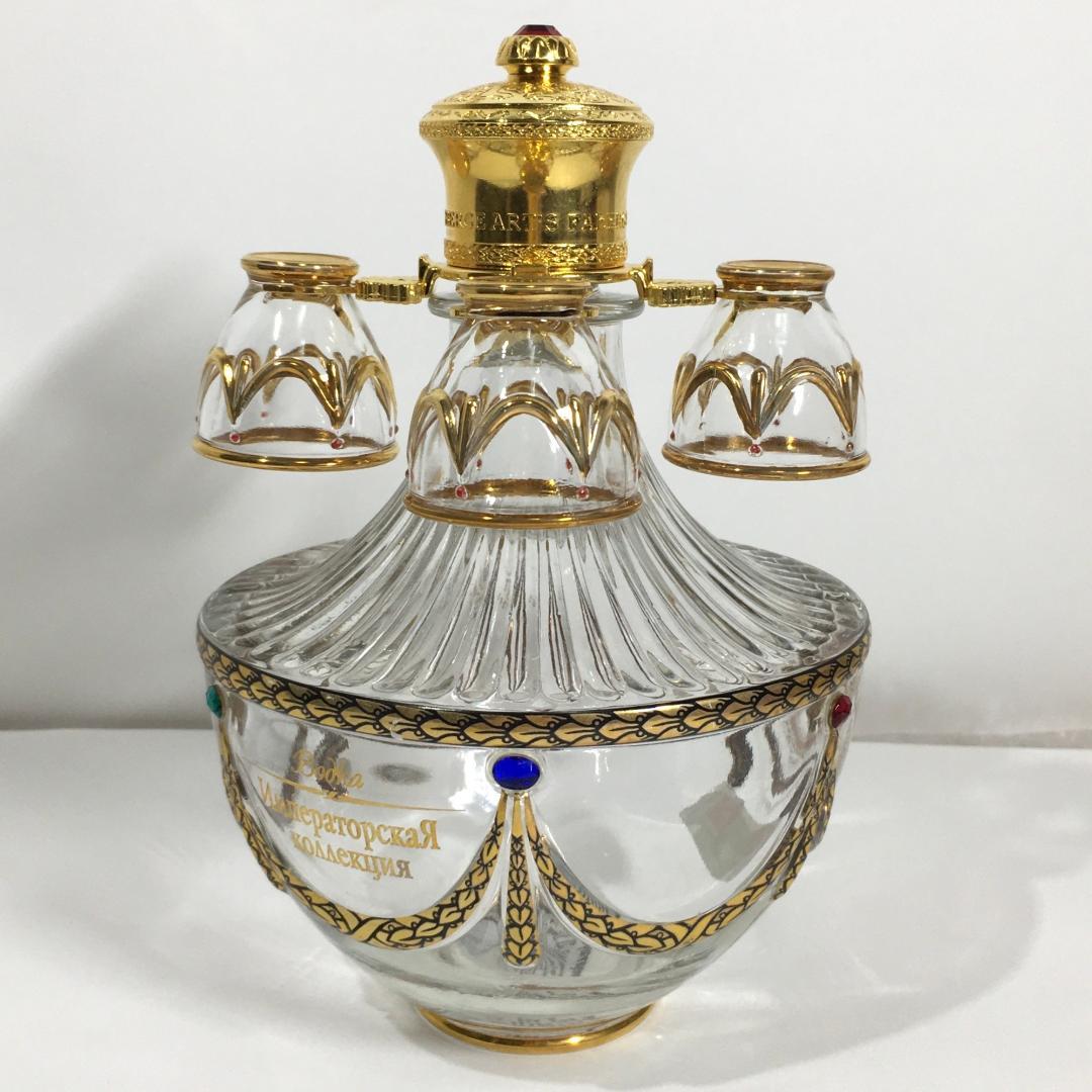 ○空瓶 インペリアルコレクション パール＆エメラルド 24金装飾 24K 金