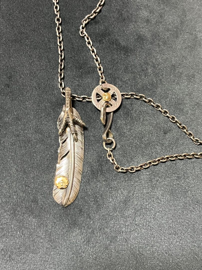 ファッションボニータ　銀爪フェザーチェーンセット