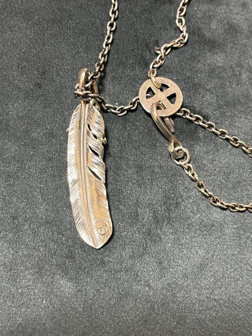 ファッションボニータ　銀爪フェザーチェーンセット