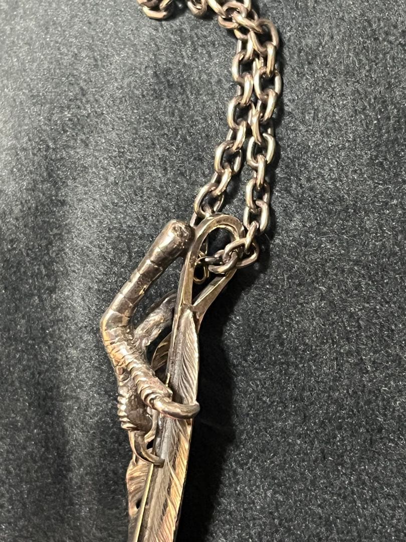 ファッションボニータ　銀爪フェザーチェーンセット